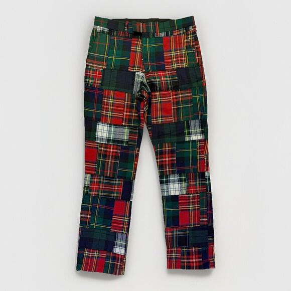 Polo by Ralph Lauren Other - Ralph Lauren Polo Men Red Tartan Plaid Prepster Patchwork Riotous Pattern Pants